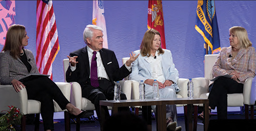 santos vargas speaking at annual meeting